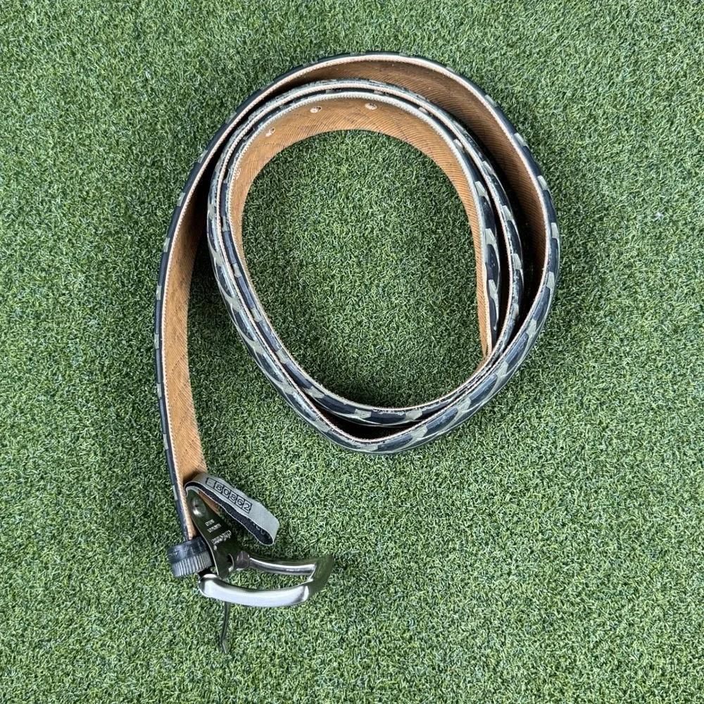 Cingomma -80862 Cinturone Handmade Italy Positive Causes Belt‎ 48 Black